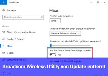 Broadcom wireless utility windows 10